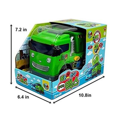 Корейская модель происхождения, Tayo The Little Bus Talking Heavy Equipment Большой игрушечный автобус Max Dump Truck Kids, Автомобиль с фрикционным приводом