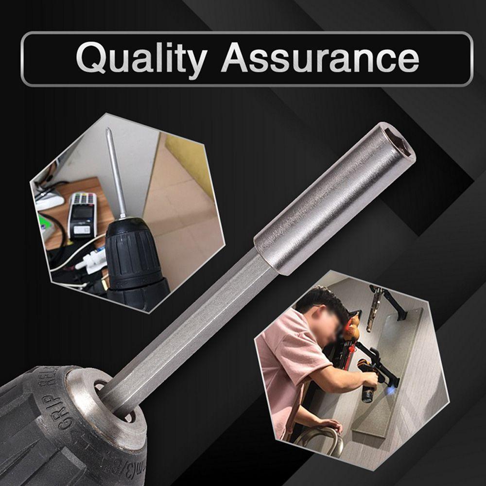 1/4" Quick Release Screwdriver Power Tools Extension Hex Shank Drill Bit Holder Extender Rod Socket