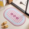 Коврик для ванной, противоскользящий и предотвращающий падения, для ванной комнаты и туалета, абсорбирующий коврик для ног из диатомовой земли, бытовой ковер для ванной