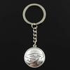 Fashion 3cm Key Ring Metal Key Chain Keychain Jewelry Antique Bronze Silver Color Plated Eye Of Horus 30x27mm Pendant