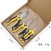 3 Pack Garden Pruning Shears Set Stainless Steel Scissors Clippers Pruning Snips Shears Hand Tools for Flowers Leaves Potted