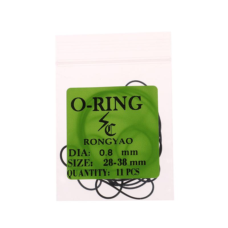 1Pack 0.5/0.6/0.7/0.8Mm Watch O-Ring Waterproof Rubber Watch Back Cover Gaskets