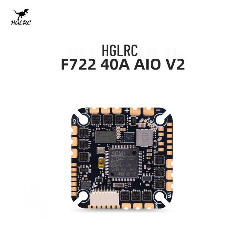 HGLRC F722 40A 6S V2 AIO Flight Controller