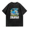 I ve Been to the Great Barrier Reef T Shirt Vacation vintage Washed Breathable Comfortable streetwear Top For Everyday Wear