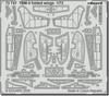 Eduard 1/72 TBM-3 Folding Wing Etching Parts (for Hobby Boss) Plastic Model Kit Parts EDU72747 (Airplane)