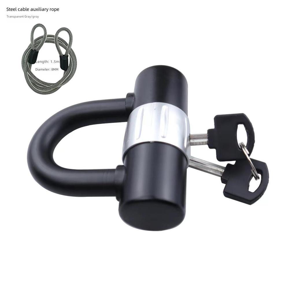 Компактный U-образный противоугонный замок для автомобилей, велосипедов, мотоциклов и шкафов