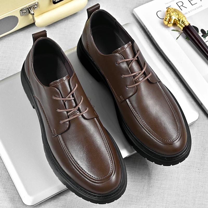 Повседневная обувь из натуральной кожи Elegantes Men Lace Up Oxford Shoes Outdoor Business Men's Dress Shoes Handmade Man Formal Flats