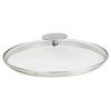 Cristel Domed Glass Lid, 9.5 Inches, Silver