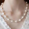 Rustic Freshwater Pearl Necklace NZ2479
