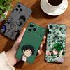 Чехол для телефона My Hero Academia Изуку Мидория для iPhone17,16,15,14,13,12,11 Plus,Pro Мягкий силикон Черный чехол