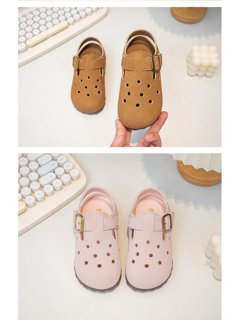 Детские Crocs Весна/Лето 2025: Сандалии с мягкой подошвой для мальчиков и девочек, обувь для первых шагов для младенцев и малышей.