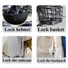 Keyless Fingerprint Lock ABS Door Lock New Smart Padlock