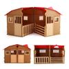 Farm Animal Pvc Model Set With Miniature House And Scenic Plants For Kids And Collectors