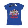 Womens/Ladies Mickey Mouse And Friends Christmas Cotton T-Shirt