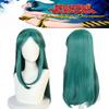 Lum Lamu Long Green Cartoon Cosplay Wig For Any Face Shape