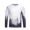 Футболки мужские осенние футболки мужские уличные футболки с 3D-принтом модные весенние топы с круглым вырезом и длинным рукавом