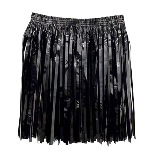 Party Skirt Shiny Raindrop Decoration Women Stage Performance Glossy Skirt Beach Work Leisure Daily Wear