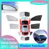 Полные солнцезащитные шторки для Hyundai Verna Solaris i25 Accent 2011~2018 Grand Avega Седан Заднее ветровое стекло Занавески Накладки на окна Коврики