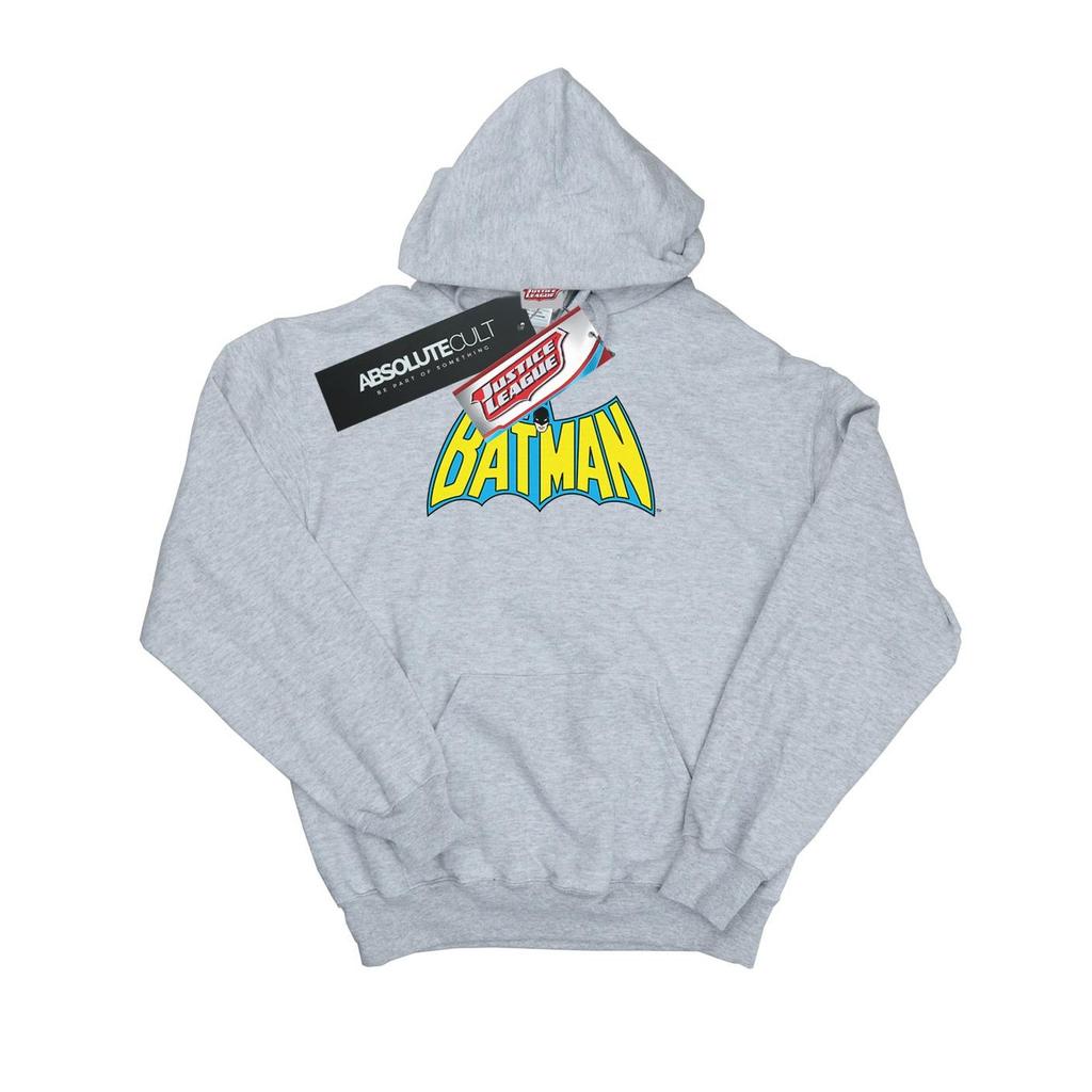 DC Comics Mens Batman Retro Logo Hoodie