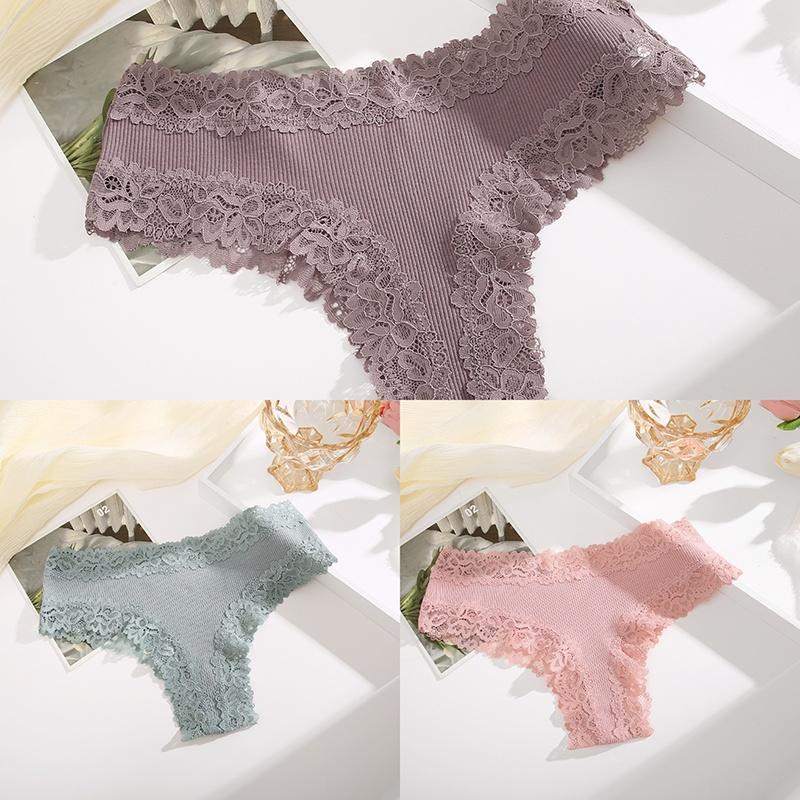 3 шт./компл. хлопковые трусы, женские удобные трусы, кружевное нижнее белье, женские мягкие трусы S-XL, женские трусики 2023