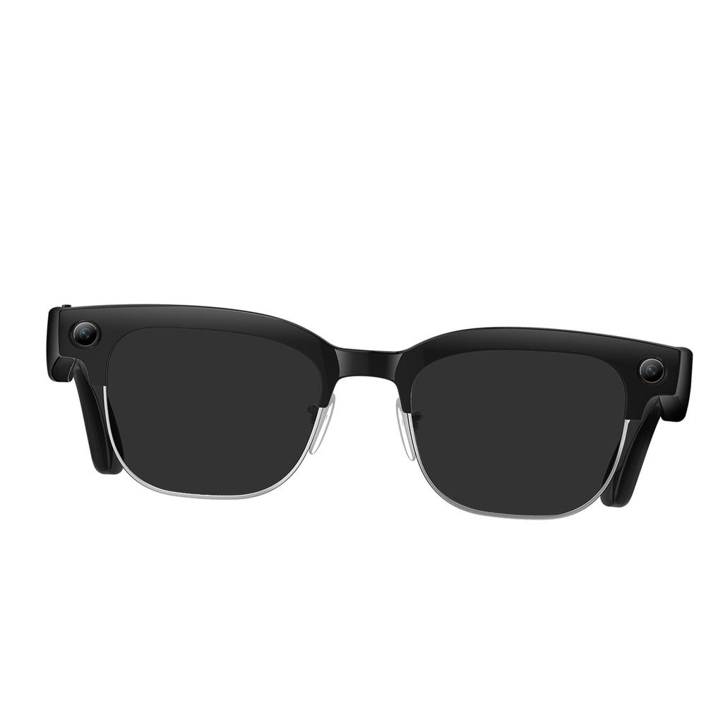 AI Smart Glasses with 8MP Camera WiFi Dual Mic Noise Reduction Music and Calls Water Proof Smart Translator Glasses for
