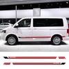 2 шт. Наклейки на пороги автомобиля Для Volkswagen VW Transporter Caravelle Multivan T4 T5 T6 Автодом Виниловые наклейки Аксессуары
