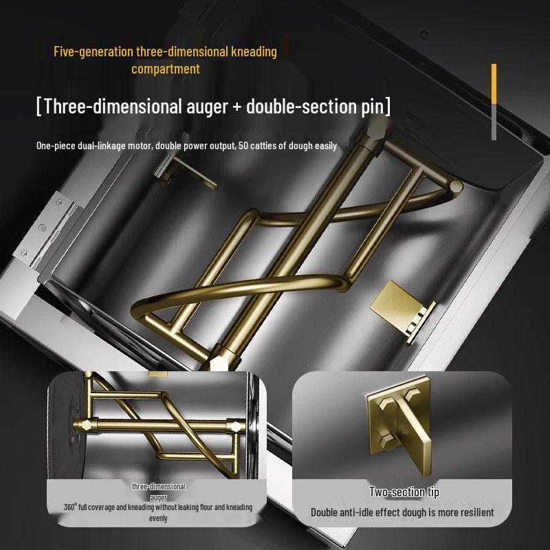 Автоматический тестомеситель из нержавеющей стали: Тестомесильная машина вместимостью 5-25 кг.