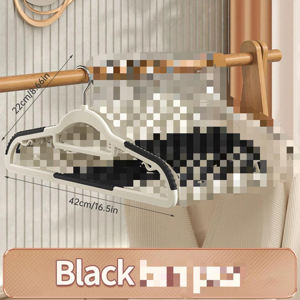 10-1 PCS Clothes Hanging Household Hangers Non-slip Dormitory Bedroom Special Storage Clothes Hanging No Trace