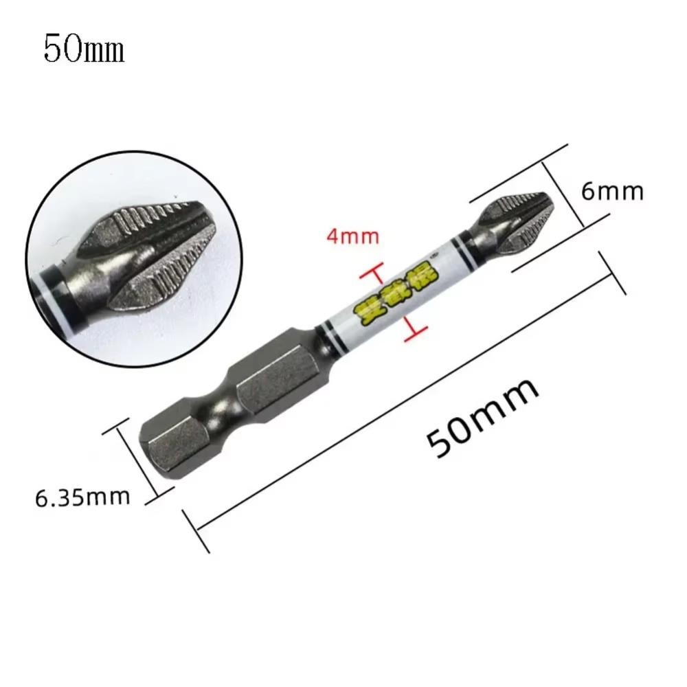 Impact Resistant Driver Bit Wear-resistant Screwdriver Batch Head Portable Phillips Bit