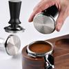 Flat/Thread Base Stainless Steel Coffee Tamper Spring Loaded Tamper Coffee Shop