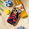 Чехол для телефона Hip Hop Rapper Post Ma-olne Для iphone 17 16 15 14 13 12 11Pro Plus Max Стеклянный Чехол для телефона с золотым покрытием