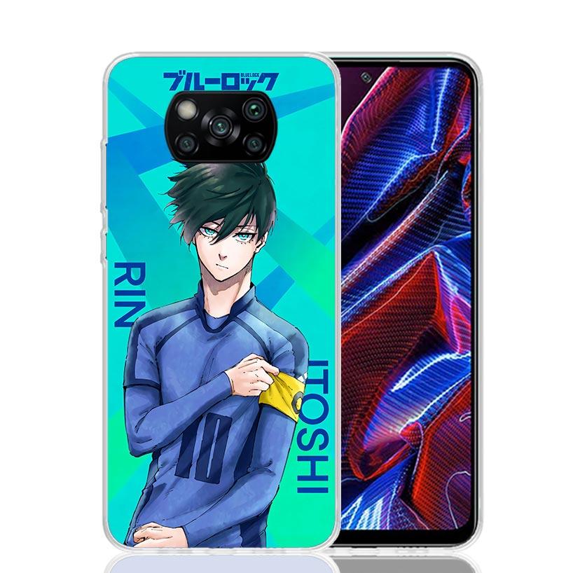 Горячий аниме Blue Lock Чехол для телефона для Xiaomi Poco X7 X6 X5 Pro F7 Ultra Redmi 15C 15 13 13C 12 12C 10 10A 10C 9 9A 9C 9T Покрытие Poco