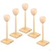 Деревянная подставка для парика / шиньона для волос для кукол 3 SD DOD, 5 штук