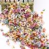 50pcs Multicolor Daisy Flower Head Mini Silk Artificial Flower for Wedding Engagement Party Home Decor Diy Garland Headdress Gift Box Craft