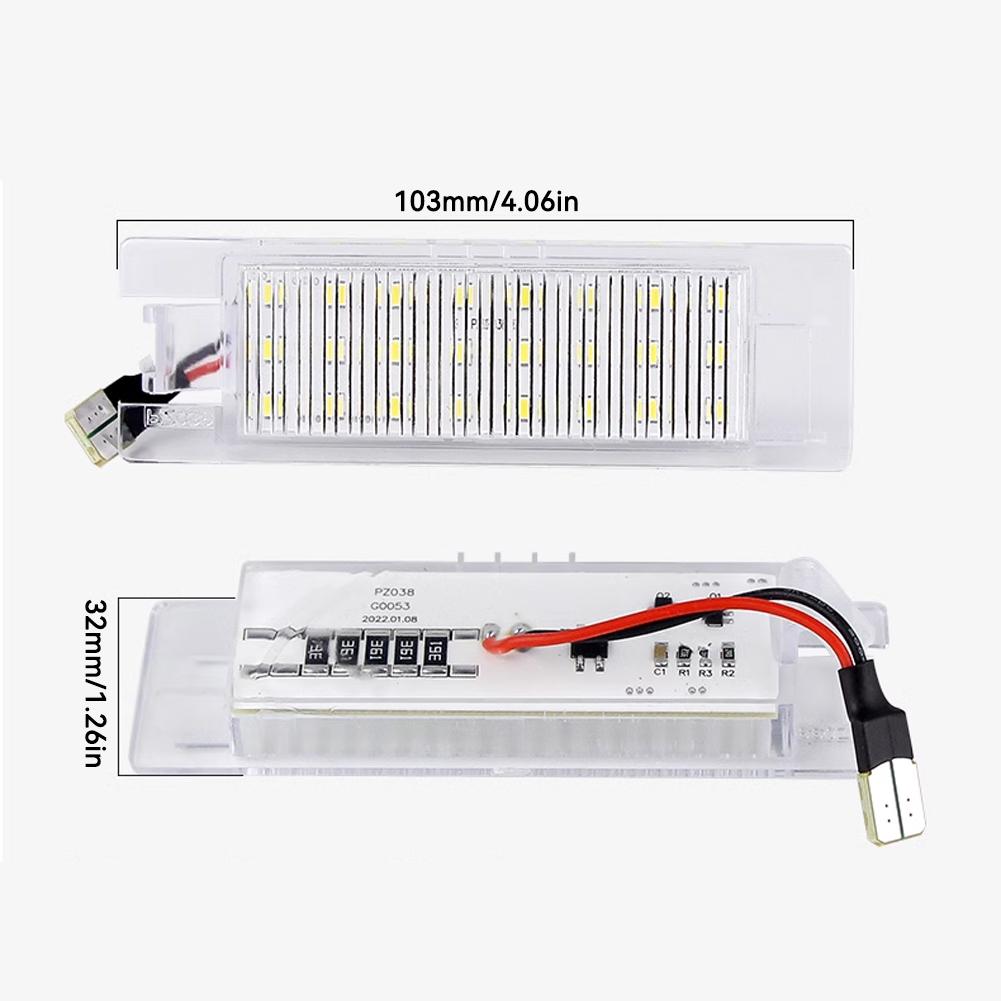 1 шт. Автомобильные светодиодные фонари номерного знака, сменные лампы номерного знака, безошибочные Canbus, автомобильные 12 В лампы