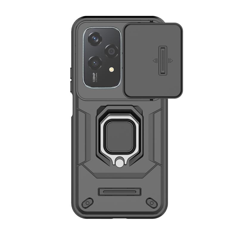 For Honor 200 Lite 5G Case Shockproof Armor Ring Case For Honor200 Honor 200Lite 5G Slide Camera Lens Protection Cover