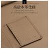 Card Case Genuine Leather Thin Brand Business Card Commuter Holder Credit Card Genuine Cow Leather Shrink Leather Present Outing Gift Greige