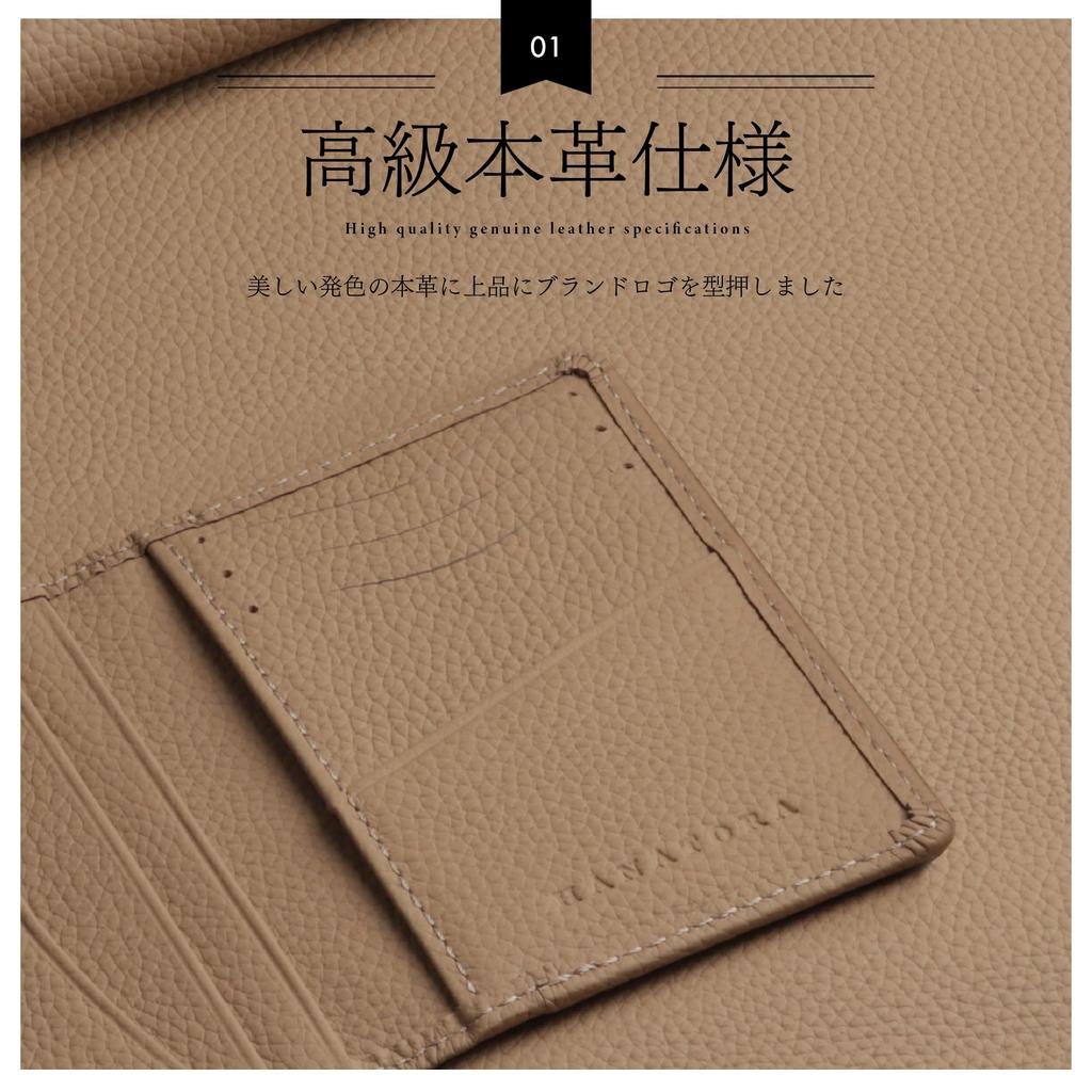 Card Case Genuine Leather Thin Brand Business Card Commuter Holder Credit Card Genuine Cow Leather Shrink Leather Present Outing Gift Greige