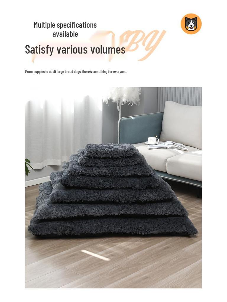 Plush Winter Warm Pet Bed: Cozy Cushion for Dogs & Cats