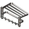 Miling No-Drill Folding Wall Towel Rack