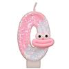 Sausage Mouth Cartoon Number Birthday Candle Cake Decoration Holiday First Birthday Celebration Handmade Candle 0-9diy