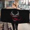 Пляжное полотенце из микрофибры Venom Впитывающее Быстросохнущее Мягкое Полотенце для Йоги, Плавания, Отдыха, Альпинизма