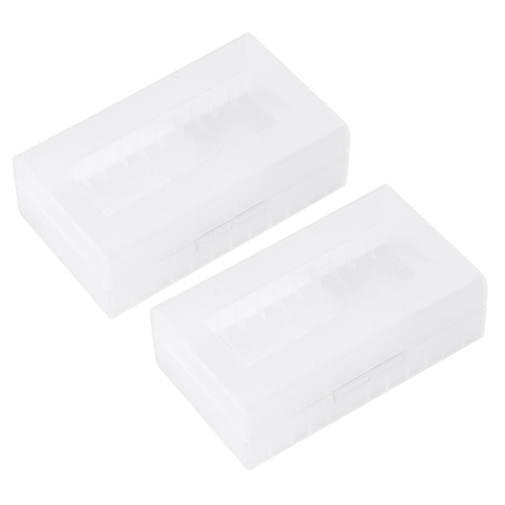 2PCS 2*2070021700 Battery Box Container NonWaterproof Battery Storage Box