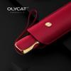 OLYCAT Dual-Purpose Automatic Umbrella: Sunshade & Rain Protection, Anti-Ultraviolet, Three-Fold Design.
