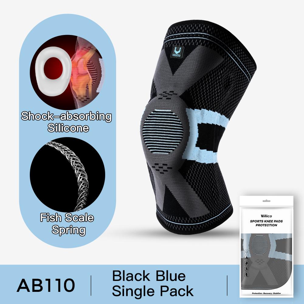 Фитнес Наколенники Силиконовые Накладки Пателлярный Бандаж Наколенник Поддержка Суставов Компрессионный Рукав Баскетбольный Наколенник