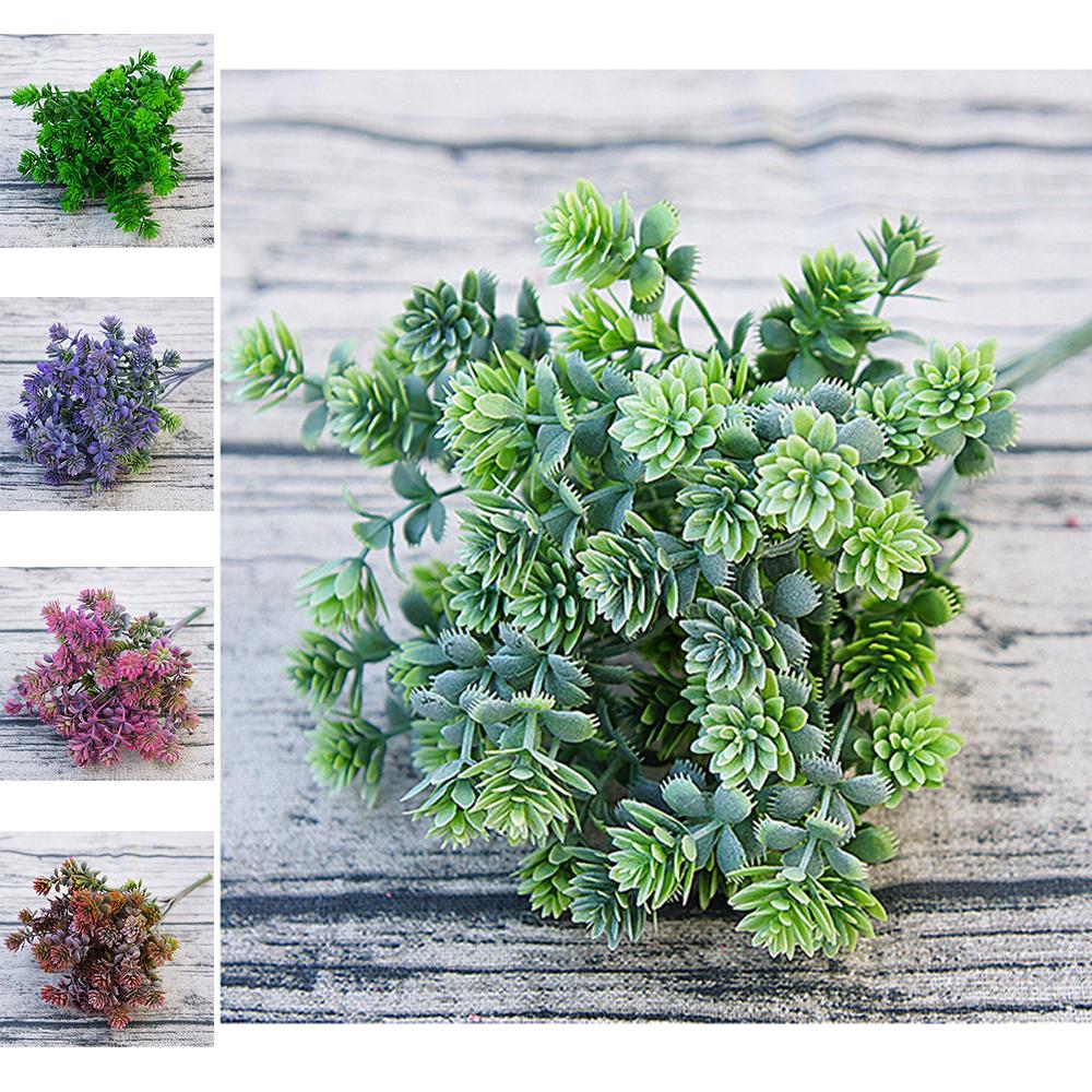 Пластиковые суккулентные растения