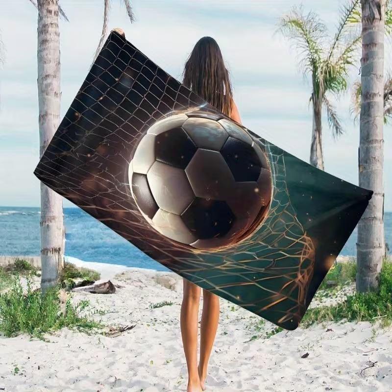 New Us-Canada-Mexico Football World Cup Beach Towel Microfiber Quick-Drying Bath Towel Outdoor Sports Towel