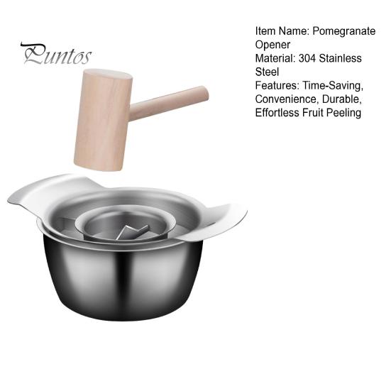 Набор открывалок для граната из нержавеющей стали с миской, ручной сеялка и инструмент для очистки для домашней кухни, овощечистка для фруктов с молотком