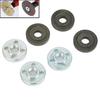 Accessories Flange Nuts 6pcs Angle Grinder Steel Inner Outer Lock Toothed