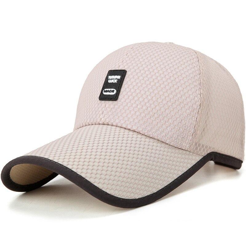 Hat Men Summer Korean Version Mesh Winning Baseball Cap Sun Protection Shade Cap Cap Outdoor Sports Net Cap